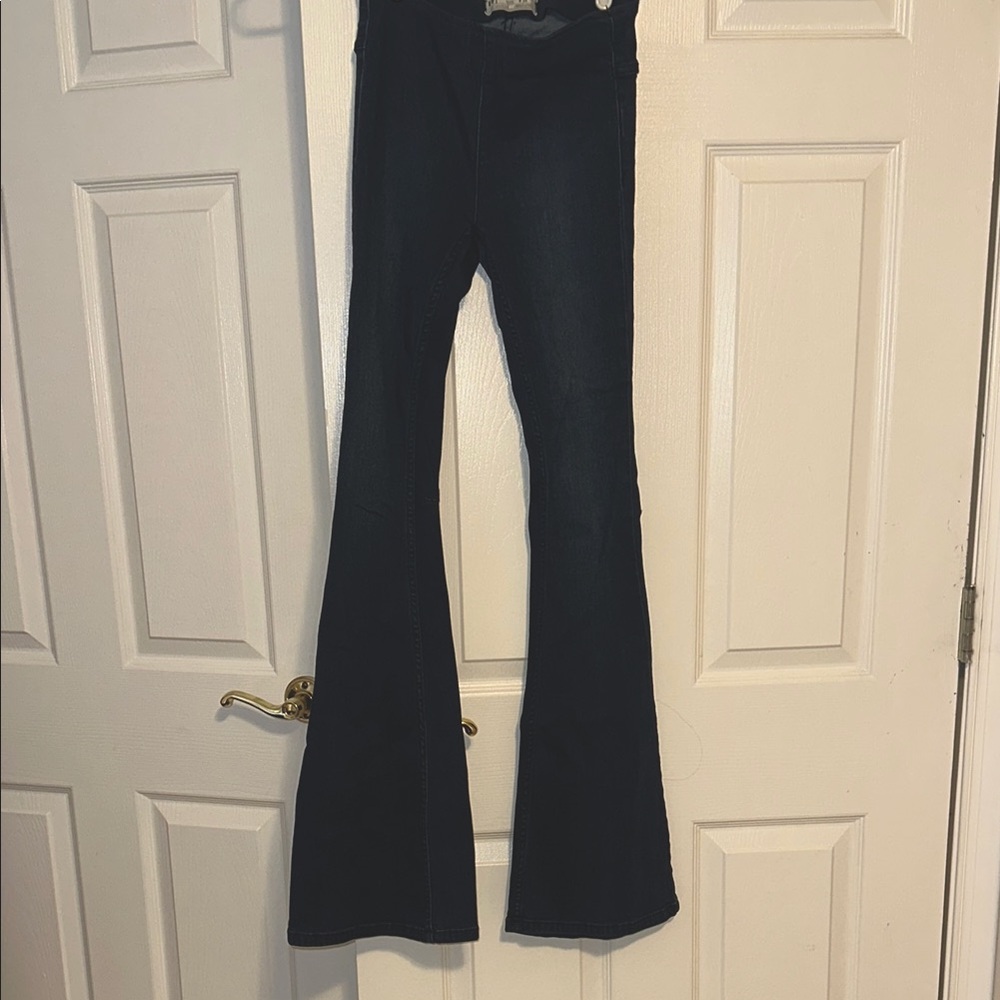 Free People low rise Dark Blue Flared Jeans